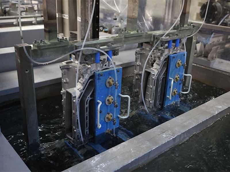parts being anodized