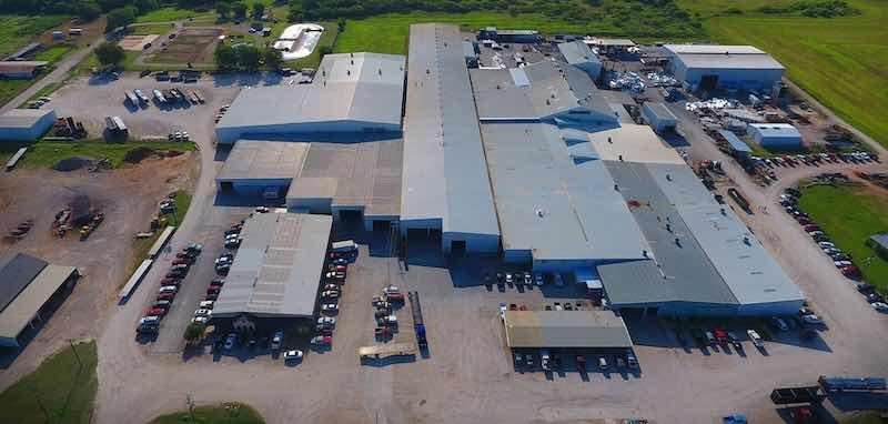 Tower Extrusions plant in Olney, which is less than 20 yards from the municipalityâs wastewater plant.