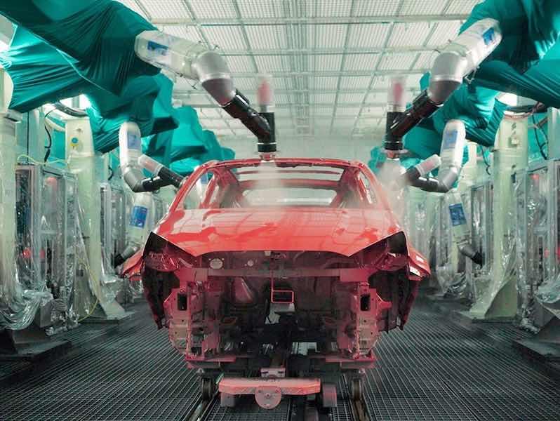 car being painted