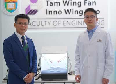 Professor Mingxin Huang and Dr Kaiping Yu.