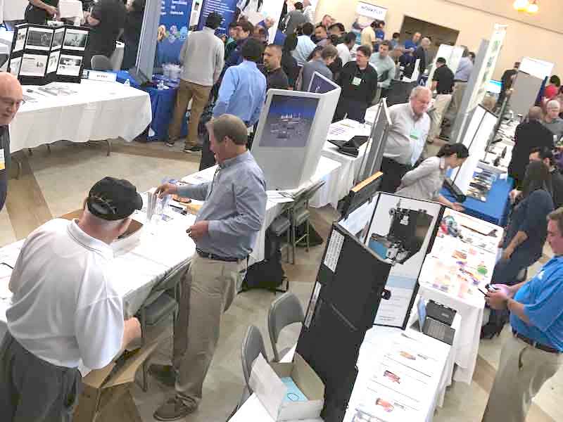 people at trade show
