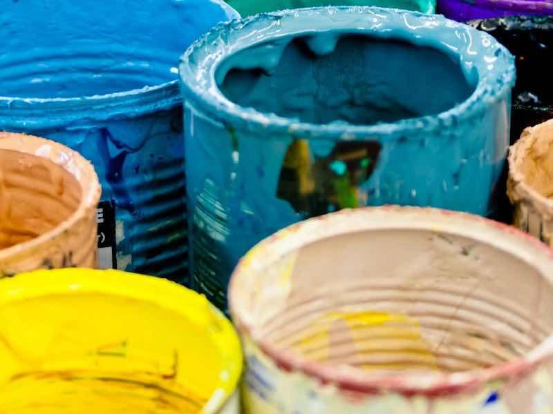 paint cans