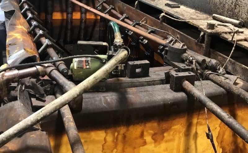 Typical Old School Hard Chrome Plating Tank.