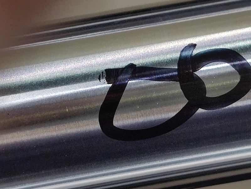 Small Pits Marked on Plated Rod.