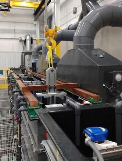 A modern and sustainable hard chrome plant.