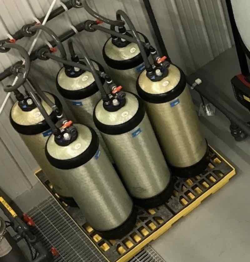 Typical DI Resin Bottles.