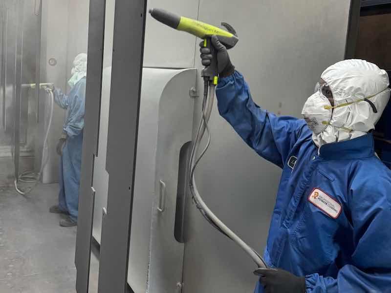 Professional Powder Coating was started in 1997 by Mangrueâs parents and has grown to over 75,000 square feet at its headquarters.