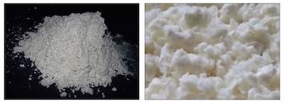 Diatomaceous Earth and Wood Pulp.