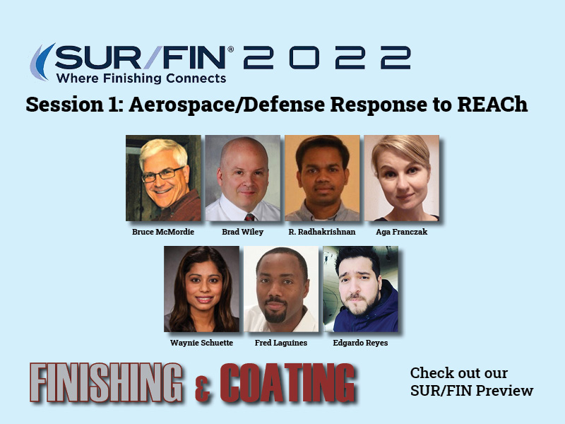 Session 1 Aerospace/Defense Response to REACh at NASF SUR/FIN