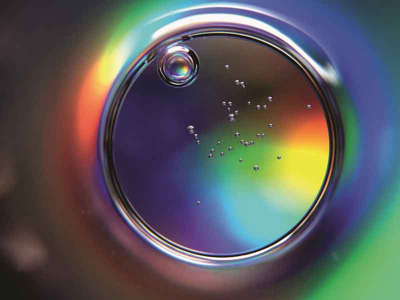 image of colorful water