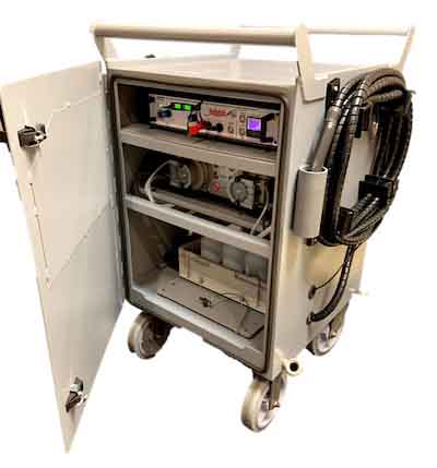  Corrdesa partnered with Dalic, France to produce the ruggedized, mobile Dalistick system for ZnNi plating repairs directly on aircraft.