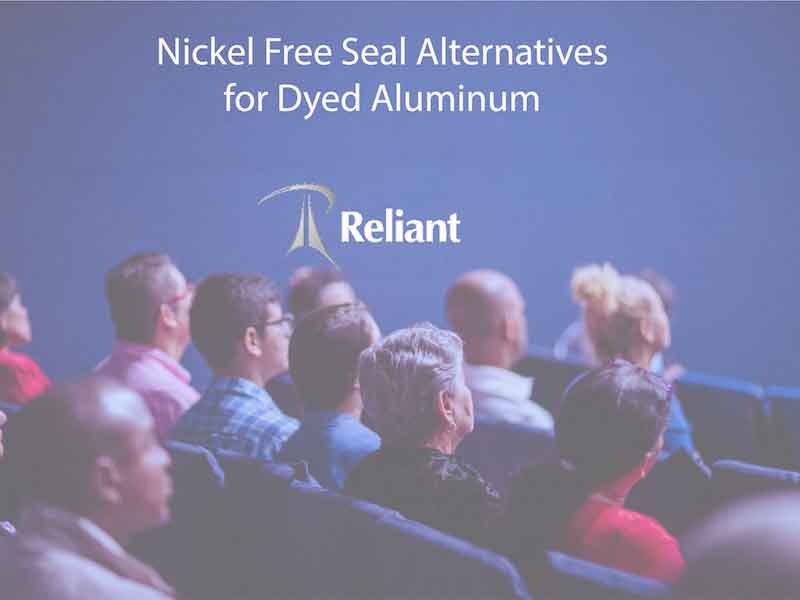 Webinar: Non-Nickel Seal Alternatives for Dyed Aluminum
