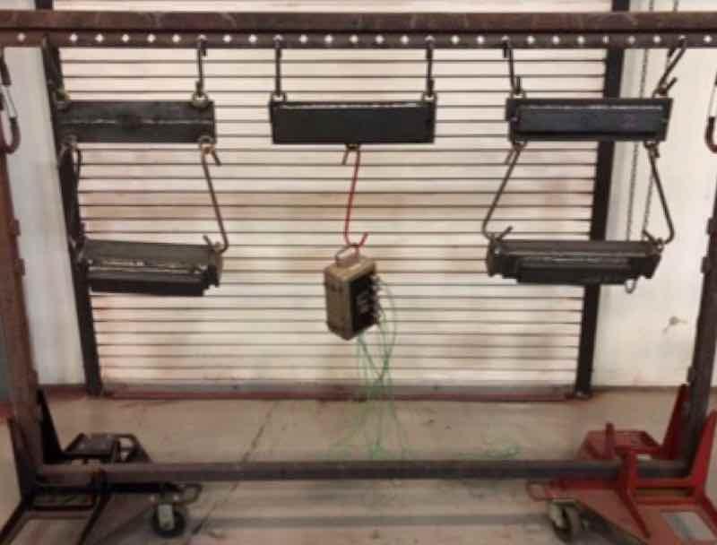 Figure 16: Photo showing test pieces used for experiment