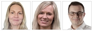 Malgorzata Chojak Halseid, Annica Crispin, and Jonas Evertsson.
