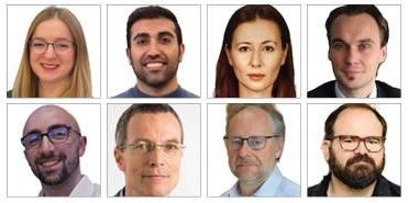 Roxanne Engstler, Ebrahim Hosseinipour, Seval Yilmaz, Felix Heinzler, Marvin Wagner, Mathias Ulbricht, Philip Davies, and StÃ©phan Barbe.
