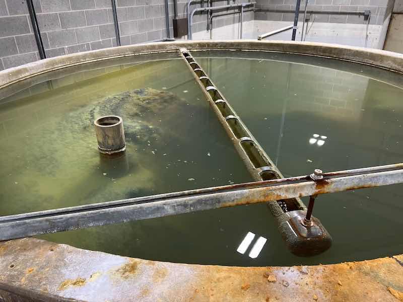 wastewater treatment tank
