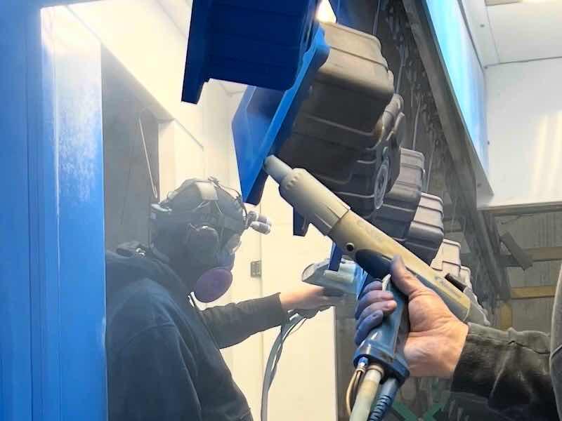 powder coating parts