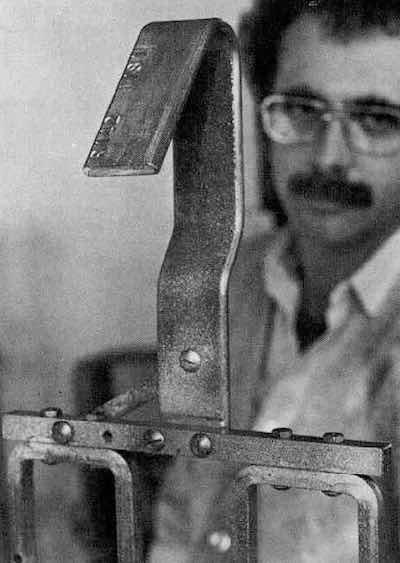 Fig. 3â€”Stainless steel fasteners are recommended for joining members of copper racks.