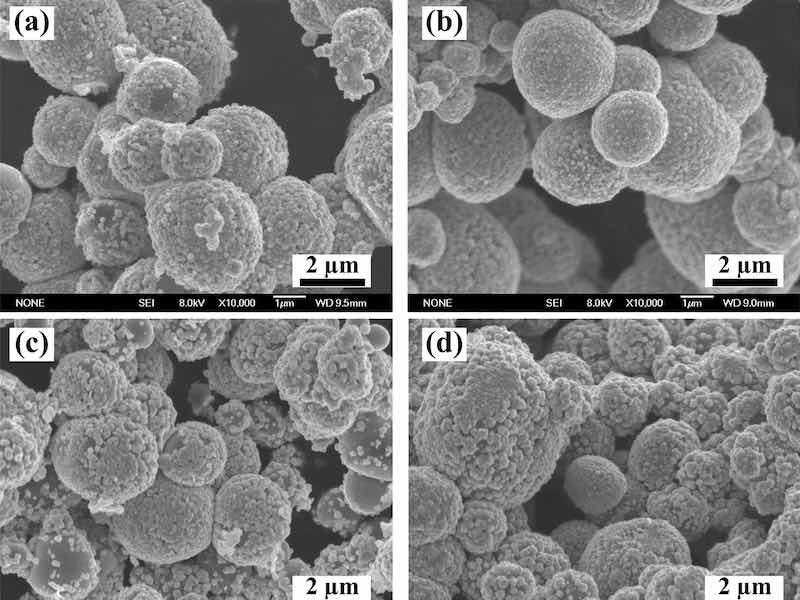 Morphologies of plating coating TiCp