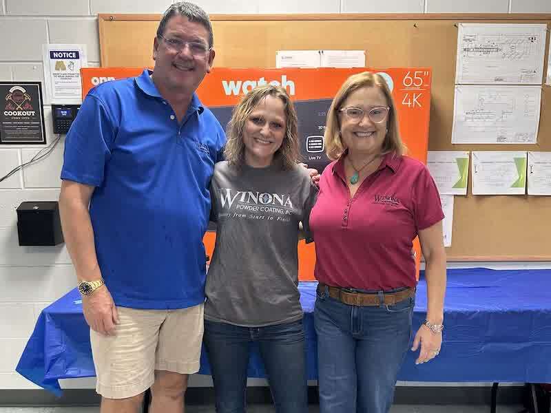 Jamie and his wife, Atlanta, right, VP of Marketing and Human Resources, provide extensive benefits, tuition reimbursement, and ongoing training opportunities while emphasizing long-term career development.