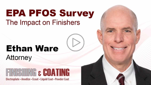 Video: How Finishers Can Prepare for the U.S. EPA PFAS Survey, Inspections
